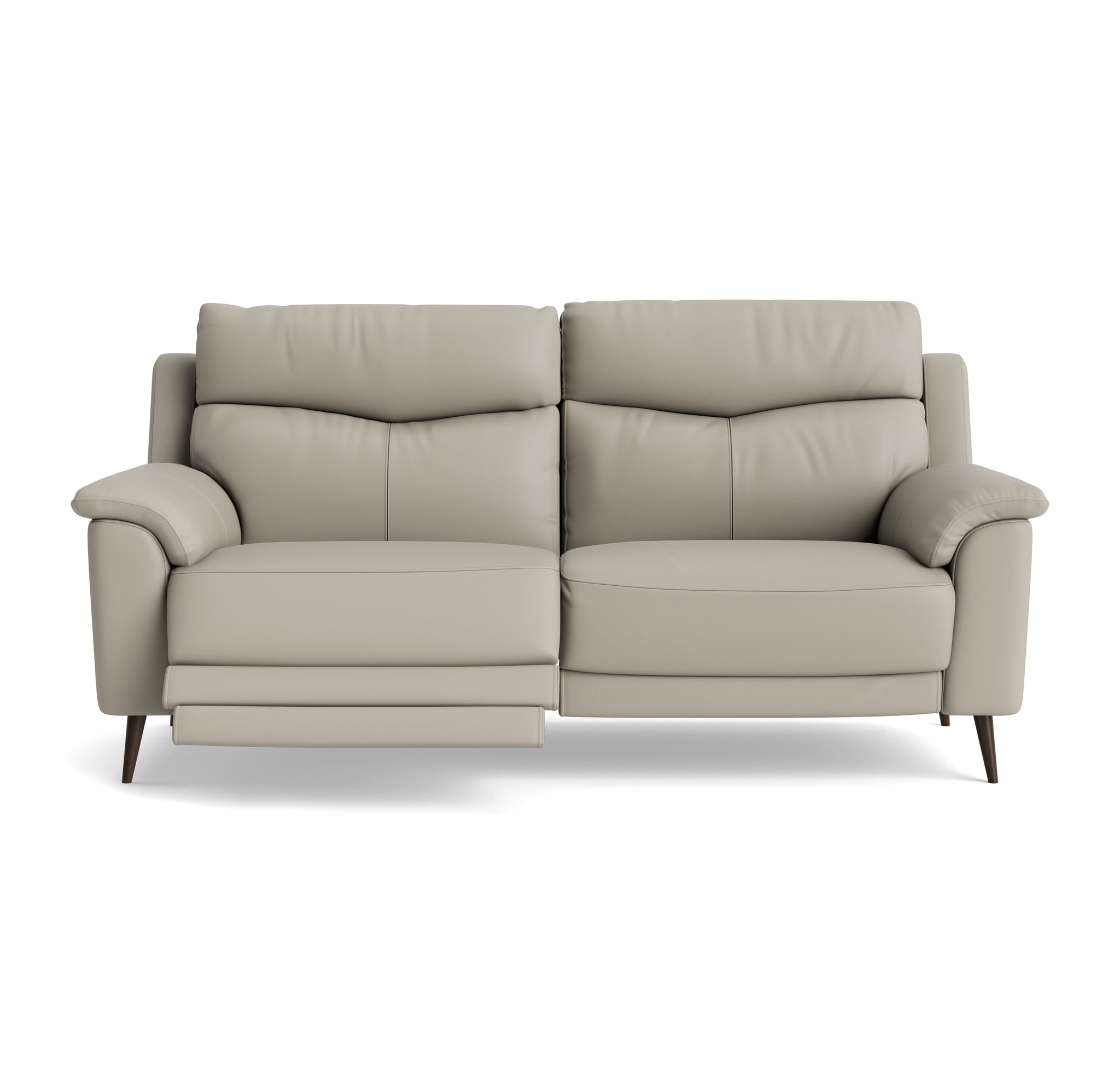 Revel Small 3 Seater Recliner Sofa - 2.5 Seater Sofa with 2 Power Recliners (Compact) Cat 20S - Power Recliner with USB 3 Seater Sofas Sterling Home 9 NWS-516E LIGHT GREY