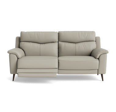 Revel Small 3 Seater Recliner Sofa - 2.5 Seater Sofa with 2 Power Recliners (Compact) Cat 20S - Power Recliner with USB 3 Seater Sofas Sterling Home 9 NWS-516E LIGHT GREY