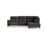 Loma Large Corner Sofa - Combination 2 Right Terminal with 2.5 Left Power 2 Pieces Cat 20S - Right Hand Facing - Power Recliner with USB Corner Sofas Sterling Home 1 NWS-517E SHALE GREY