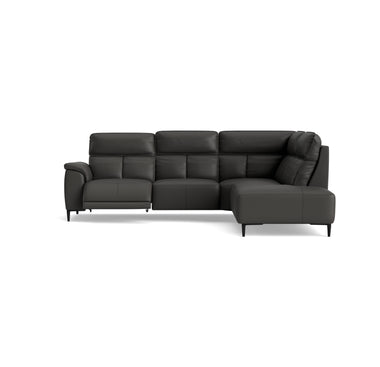 Loma Large Corner Sofa - Combination 2 Right Terminal with 2.5 Left Power 2 Pieces Cat 20S - Right Hand Facing - Power Recliner with USB Corner Sofas Sterling Home 1 NWS-517E SHALE GREY