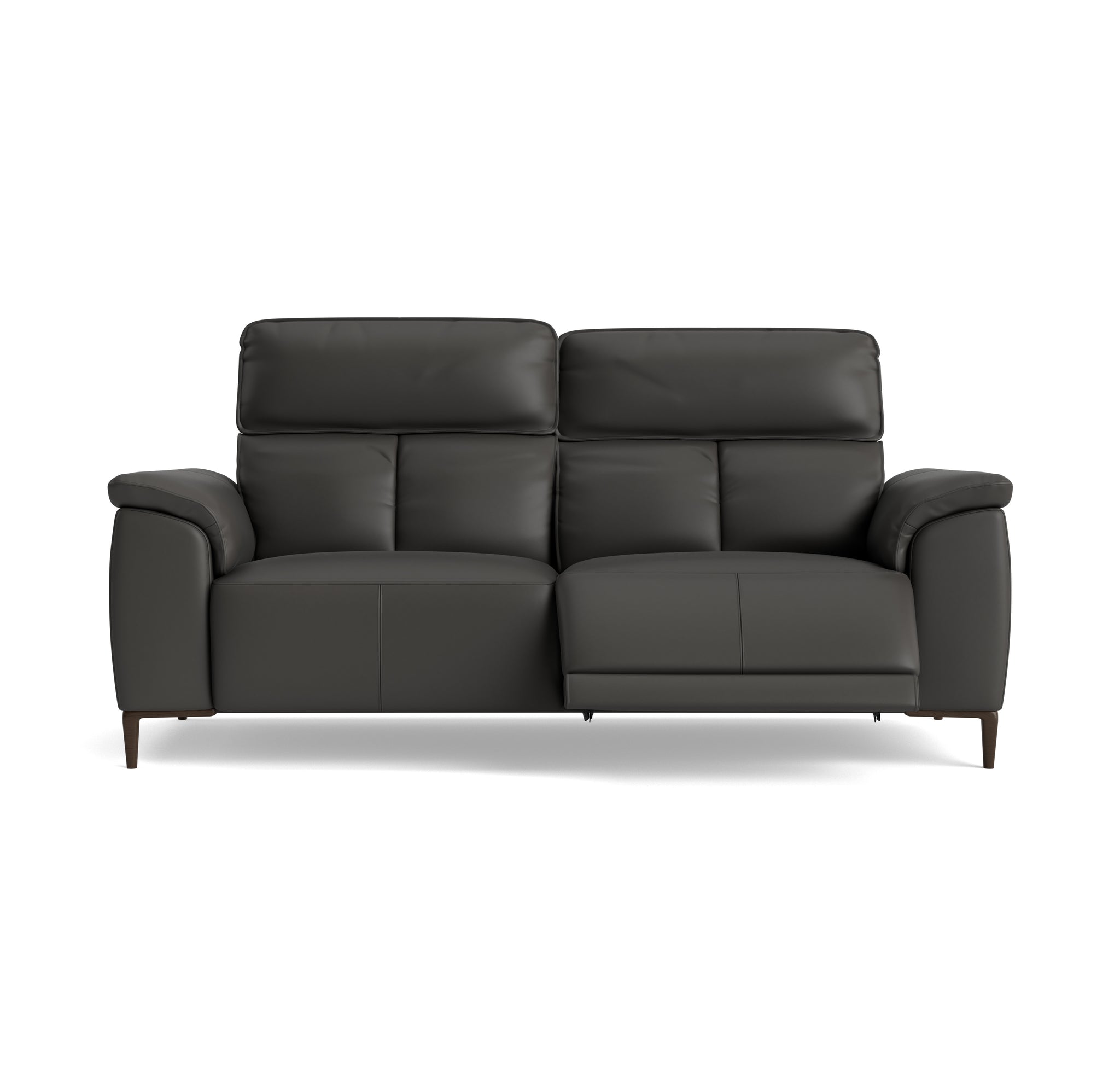 Loma 3 Seater Recliner Sofa - 2.5 Seater Sofa with 2 Power Recliners USB Cat 20S - Power Recliner with USB Sterling Home 1 NWS-517E SHALE GREY