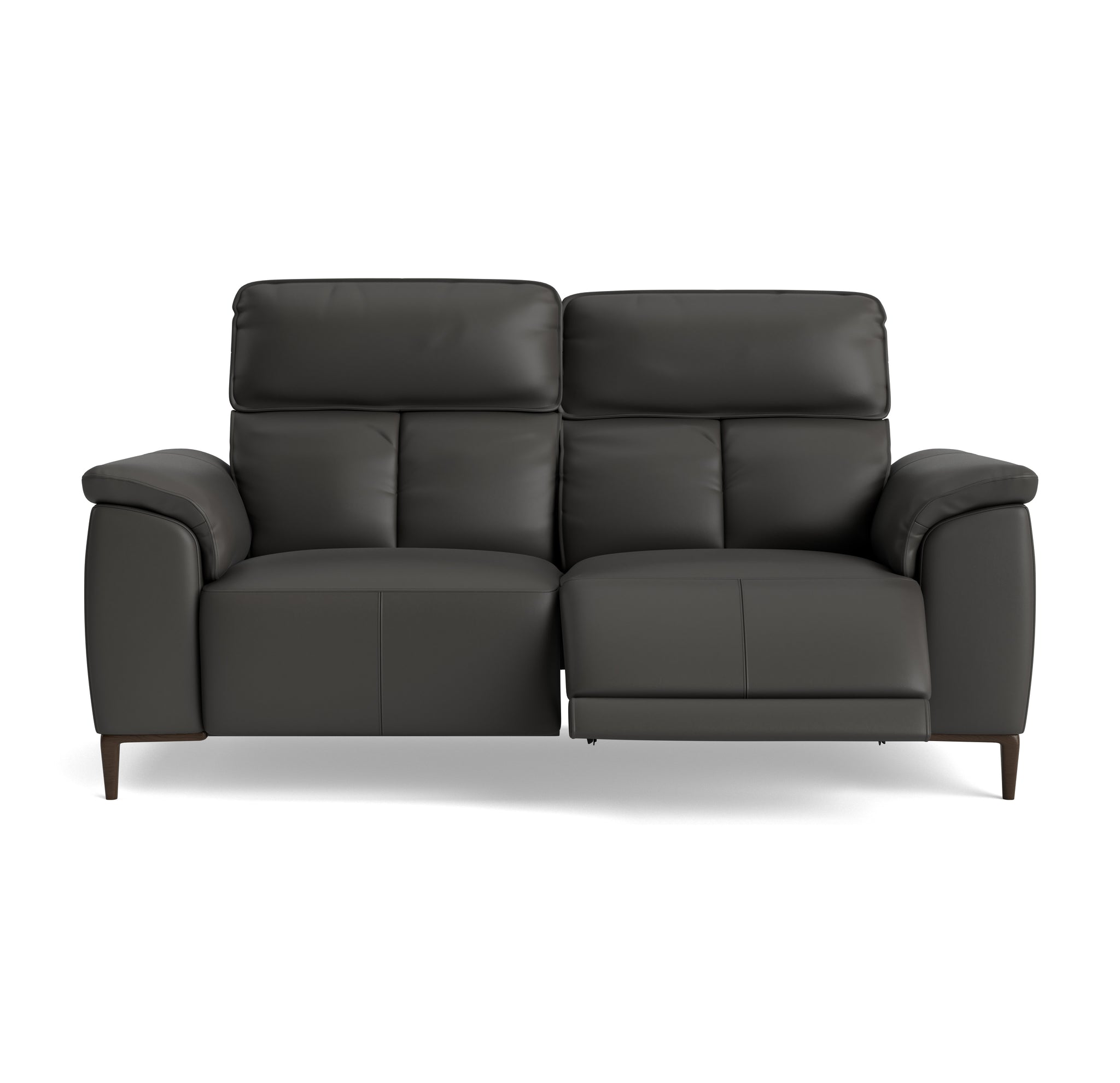 Loma Small 3 Seater Recliner Sofa - 2.5 Seater Sofa with 2 Power Recliners (Compact) USB Cat 20S - Power Recliner with USB Sterling Home 1 NWS-517E SHALE GREY