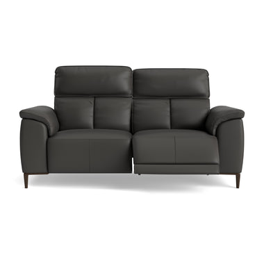 Loma Small 3 Seater Recliner Sofa - 2.5 Seater Sofa with 2 Power Recliners (Compact) USB Cat 20S - Power Recliner with USB Sterling Home 1 NWS-517E SHALE GREY