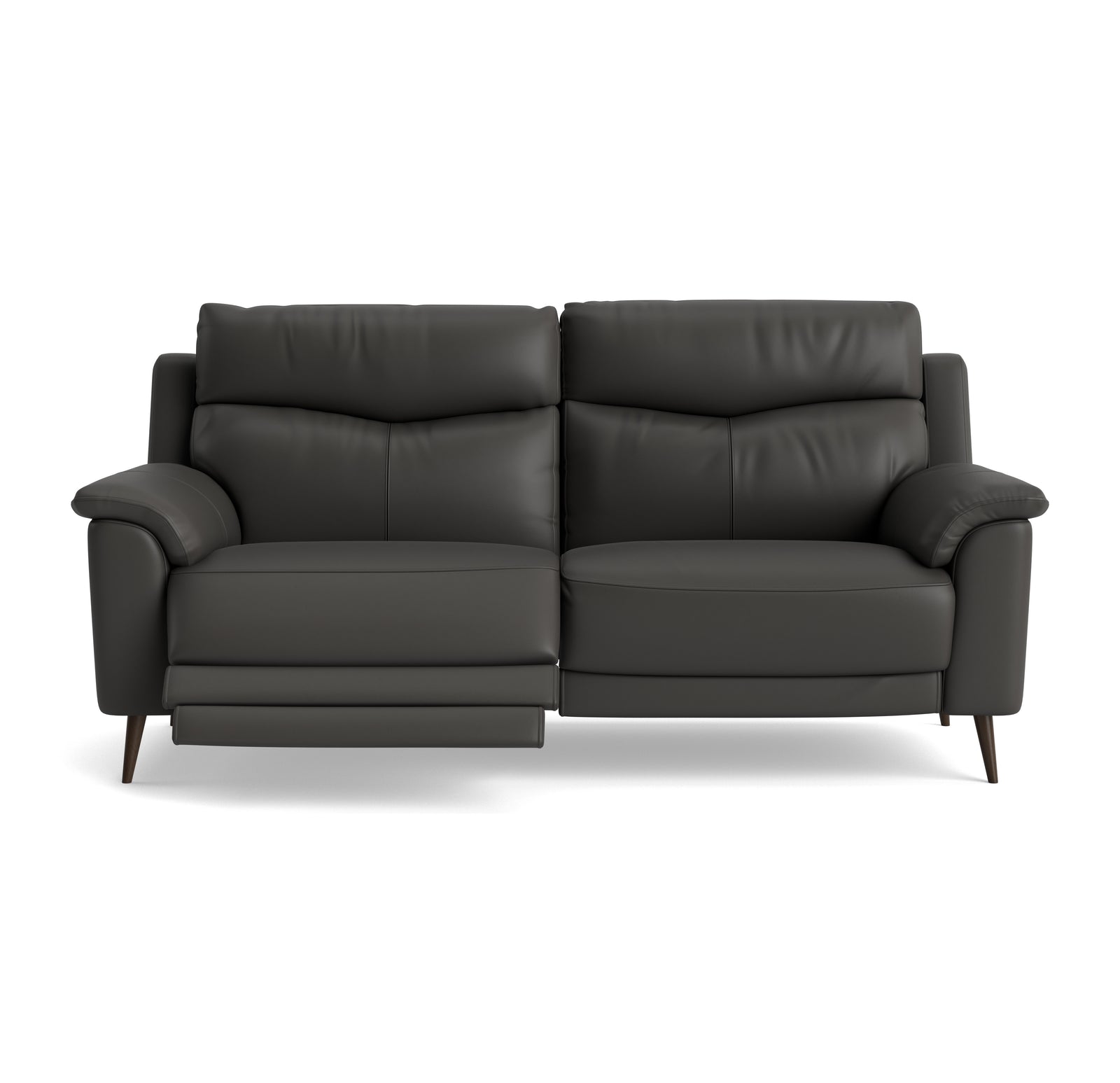 Revel Small 3 Seater Recliner Sofa - 2.5 Seater Sofa with 2 Power Recliners (Compact) Cat 20S - Power Recliner with USB 3 Seater Sofas Sterling Home 10 NWS-517E SHALE GREY