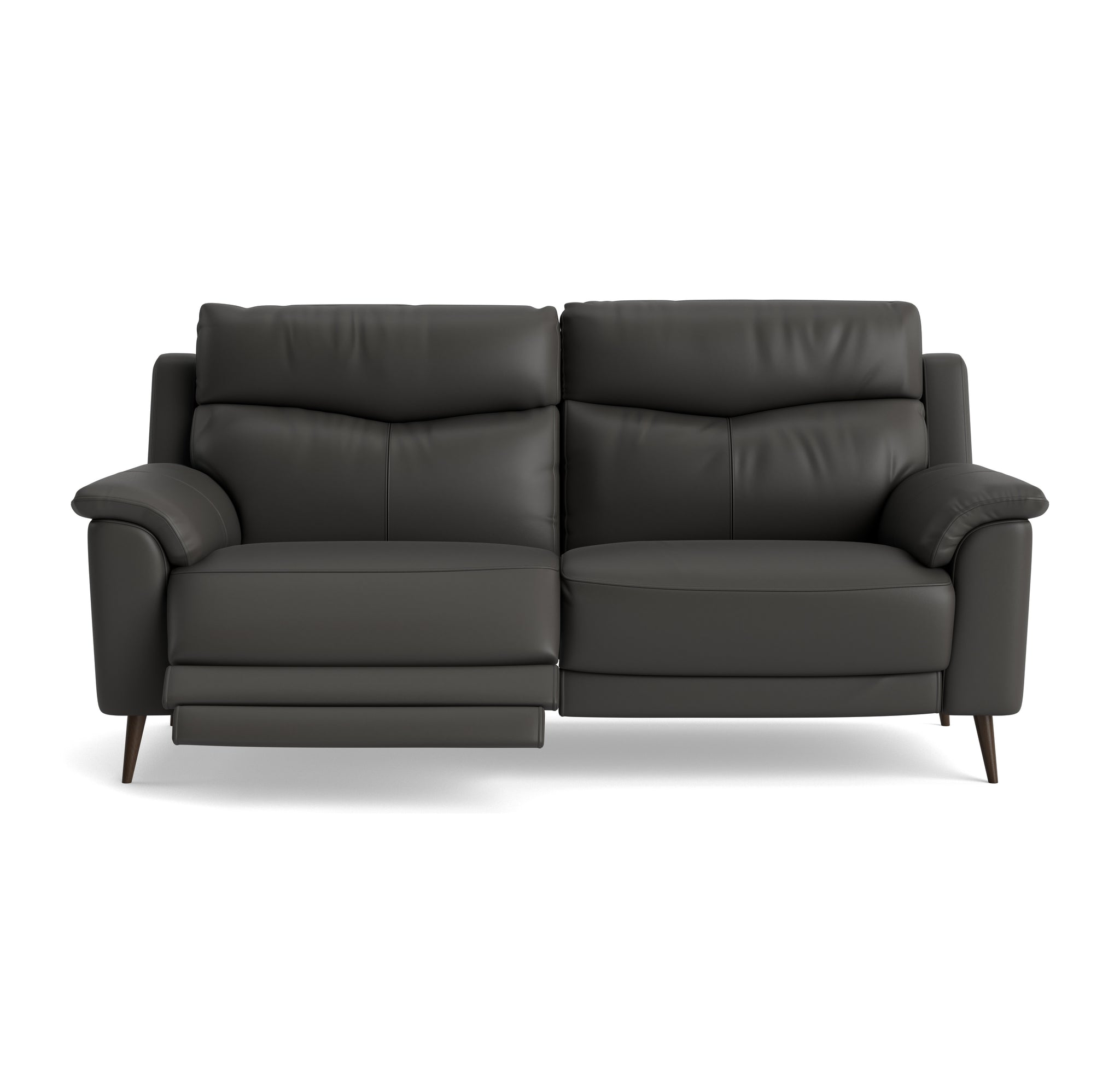Revel Small 3 Seater Recliner Sofa - 2.5 Seater Sofa with 2 Power Recliners (Compact) Cat 20S - Power Recliner with USB 3 Seater Sofas Sterling Home 10 NWS-517E SHALE GREY