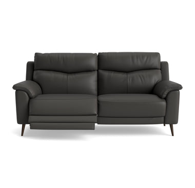 Revel Small 3 Seater Recliner Sofa - 2.5 Seater Sofa with 2 Power Recliners (Compact) Cat 20S - Power Recliner with USB 3 Seater Sofas Sterling Home 10 NWS-517E SHALE GREY