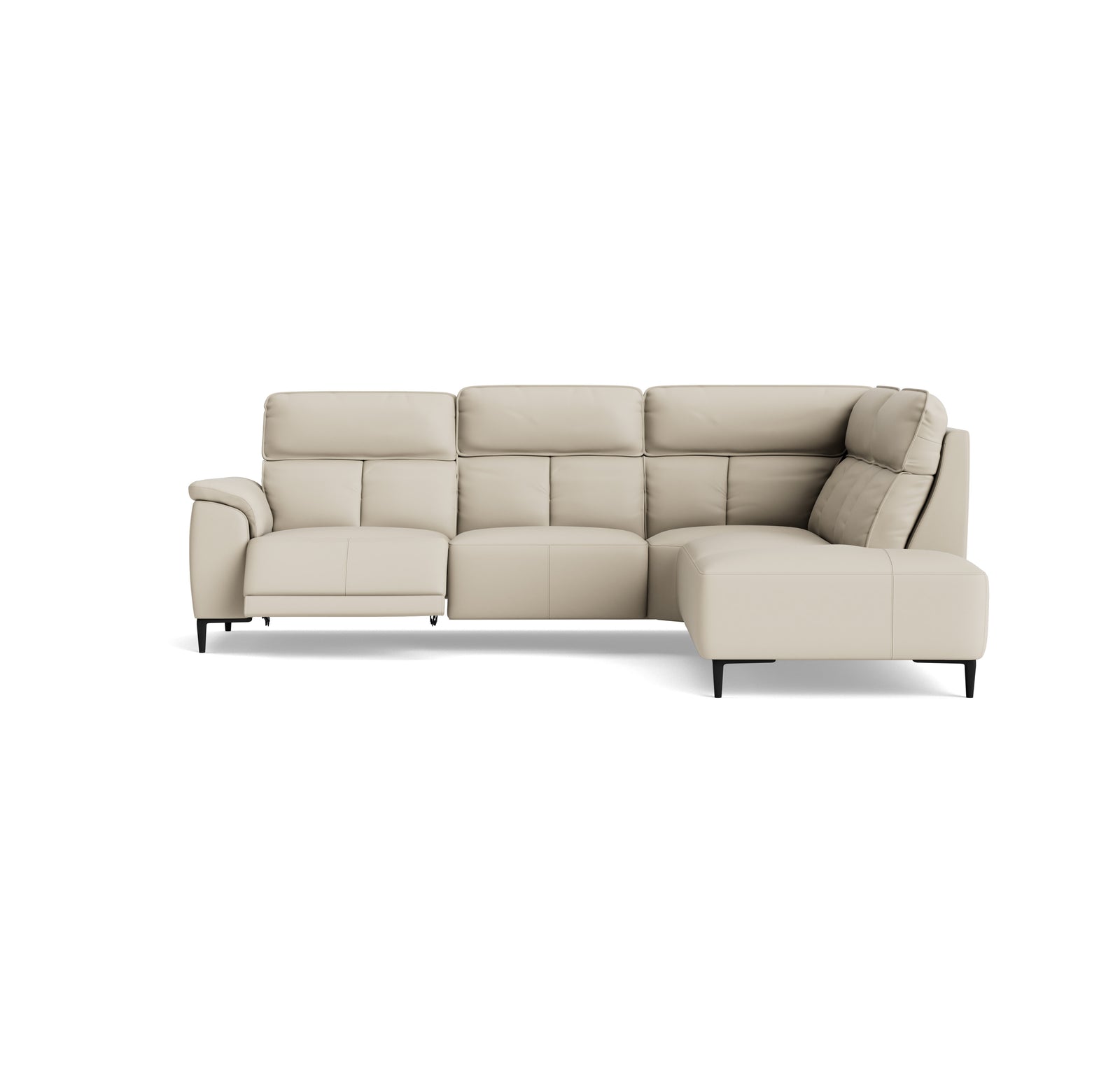 Loma Large Corner Sofa - Combination 2 Right Terminal with 2.5 Left Power 2 Pieces Cat 20S - Right Hand Facing - Power Recliner with USB Corner Sofas Sterling Home 8 NWS-521E FROST