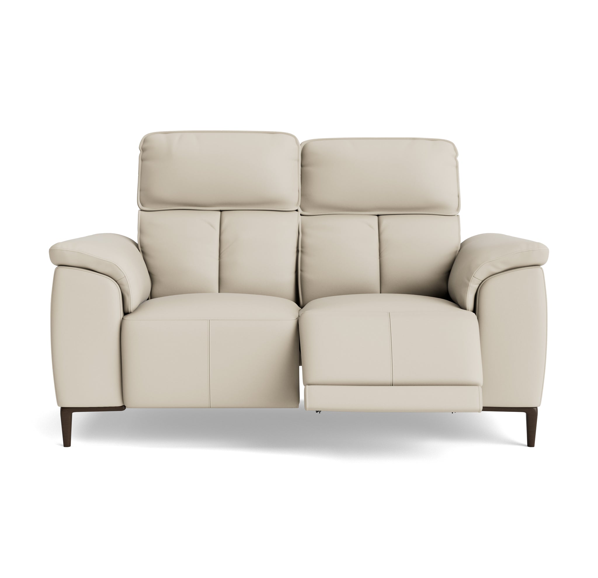Loma 2 Seater Recliner Sofa - 2 Seater Sofa with 2 Power Recliners USB Cat 20S - Power Recliner with USB Sterling Home 8 NWS-521E FROST