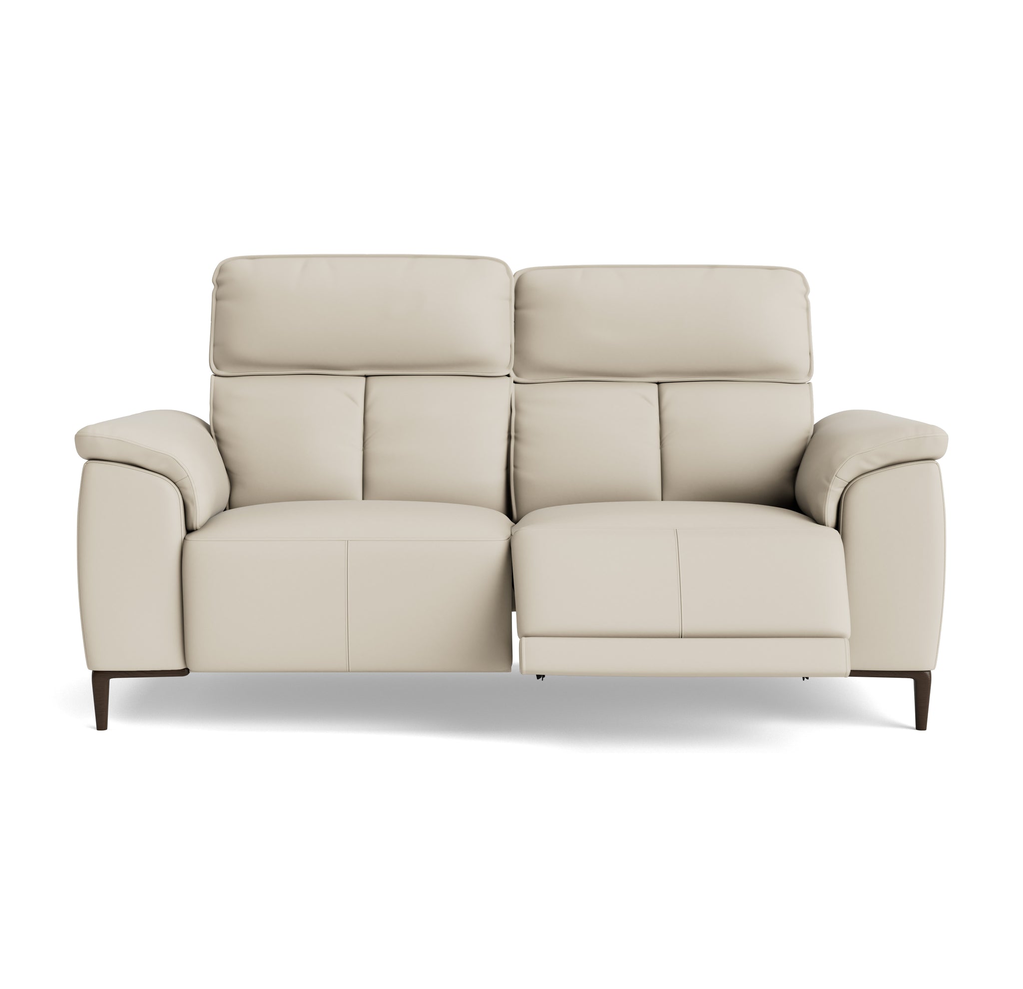 Loma Small 3 Seater Recliner Sofa - 2.5 Seater Sofa with 2 Power Recliners (Compact) USB Cat 20S - Power Recliner with USB Sterling Home 8 NWS-521E FROST