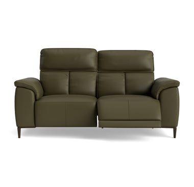 Loma Small 3 Seater Recliner Sofa - 2.5 Seater Sofa with 2 Power Recliners (Compact) USB Cat 20S - Power Recliner with USB Sterling Home 9 NWS-548E DARK OLIVE