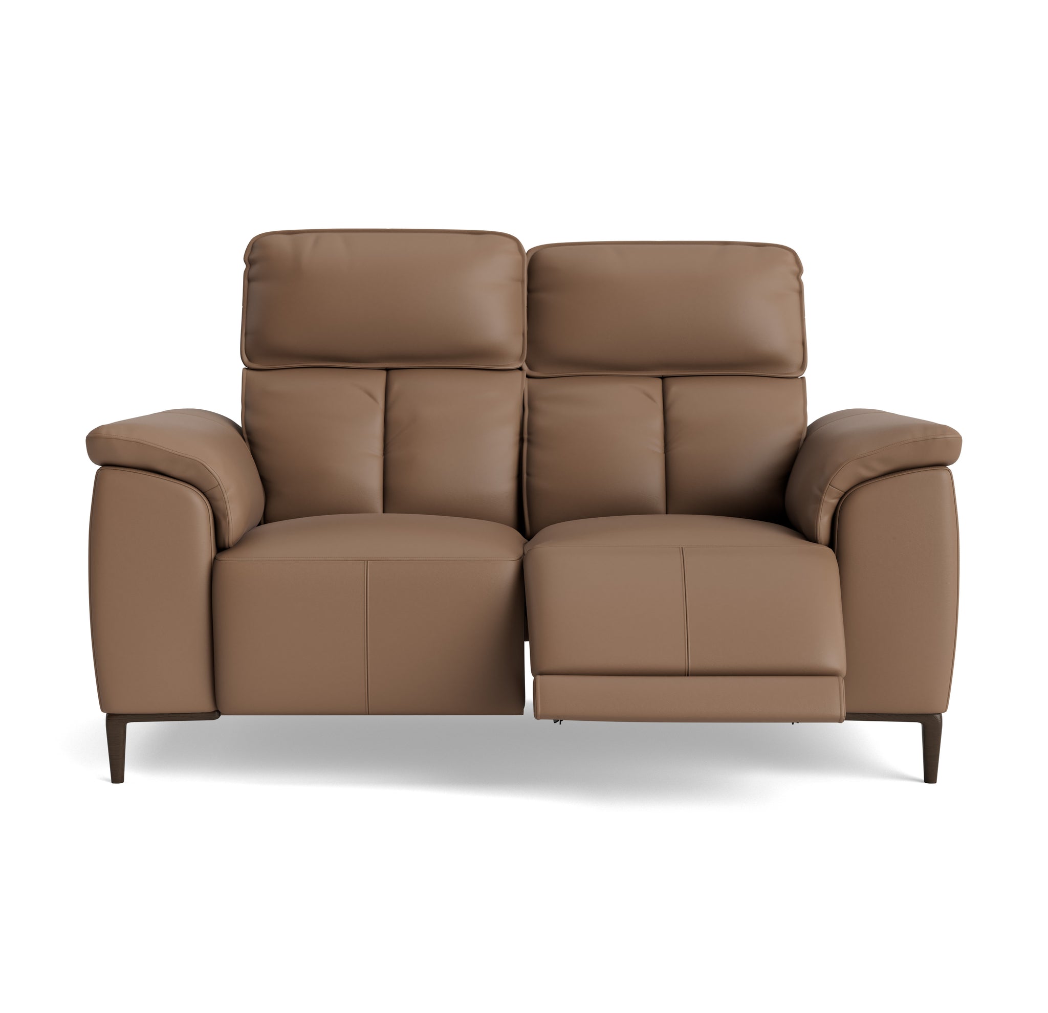 Loma 2 Seater Recliner Sofa - 2 Seater Sofa with 2 Power Recliners USB Cat 20S - Power Recliner with USB Sterling Home 10 NWS-586E FAWN