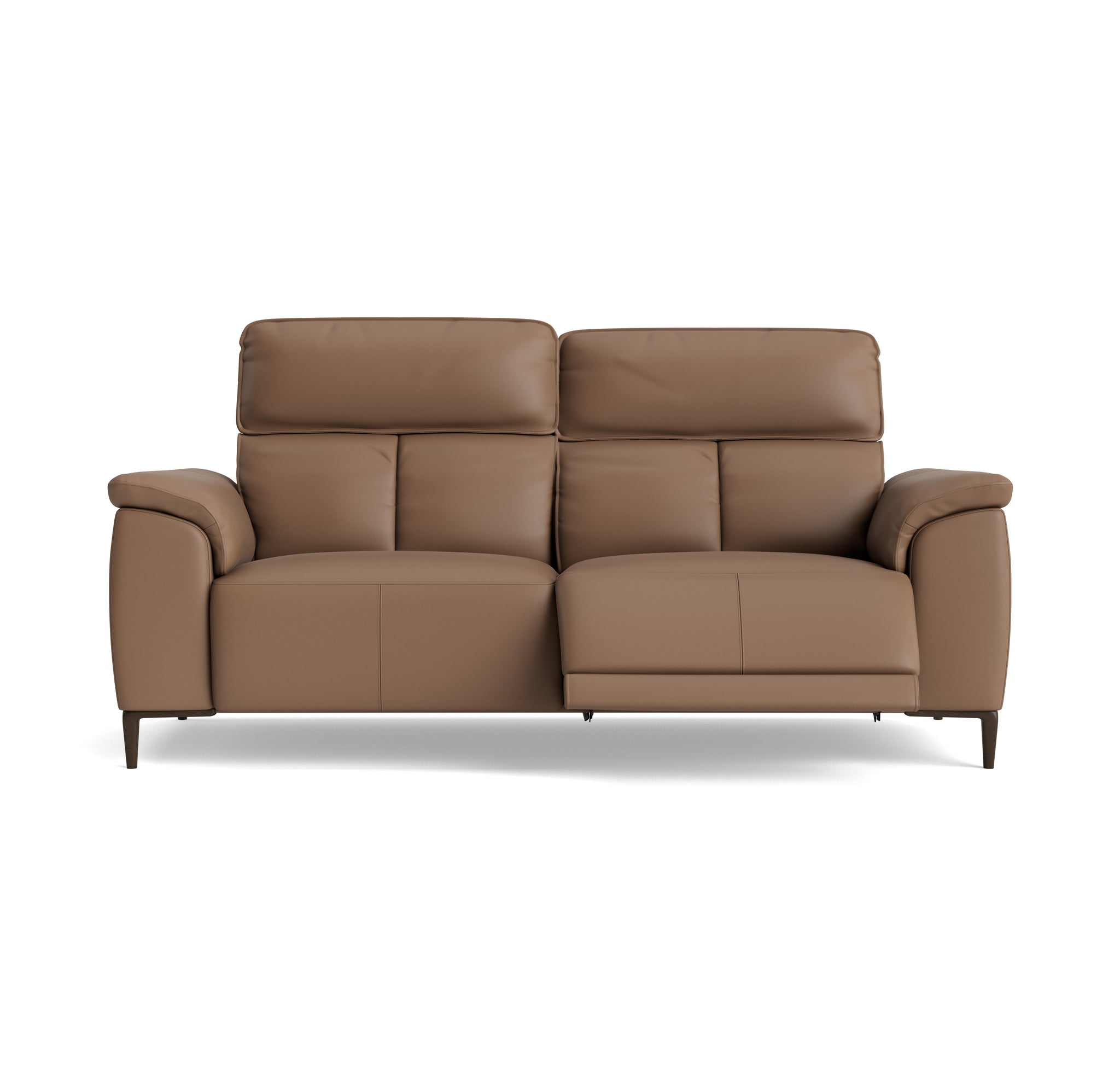 Loma 3 Seater Recliner Sofa - 2.5 Seater Sofa with 2 Power Recliners USB Cat 20S - Power Recliner with USB Sterling Home 10 NWS-586E FAWN