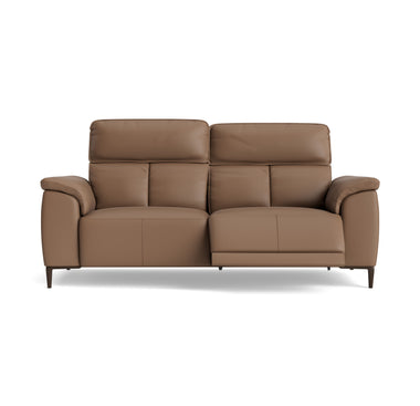 Loma 3 Seater Recliner Sofa - 2.5 Seater Sofa with 2 Power Recliners USB Cat 20S - Power Recliner with USB Sterling Home 10 NWS-586E FAWN