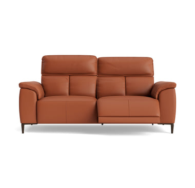 Loma 3 Seater Recliner Sofa - 2.5 Seater Sofa with 2 Power Recliners USB Cat 20S - Power Recliner with USB Sterling Home 11 NWS-605D WARM BROWN