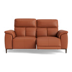 Loma Small 3 Seater Recliner Sofa - 2.5 Seater Sofa with 2 Power Recliners (Compact) USB Cat 20S - Power Recliner with USB Sterling Home 11 NWS-605D WARM BROWN