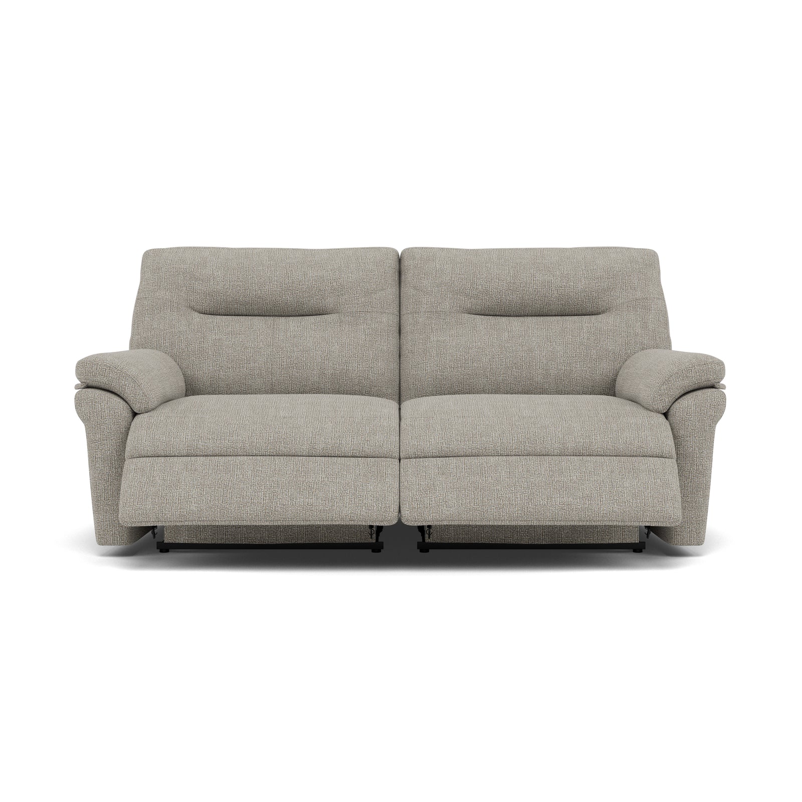G Plan Seattle 3 Seater Recliner Sofa - 3 Seater Power Double Recliner with USB & Lumbar Grade W - Power Recliner with Lumbar Support & USB 3 Seater Sofas Sterling Home 1 W001 Loom Smoke
