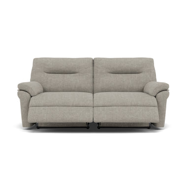 G Plan Seattle 3 Seater Recliner Sofa - 3 Seater Power Double Recliner with USB & Lumbar Grade W - Power Recliner with Lumbar Support & USB 3 Seater Sofas Sterling Home 1 W001 Loom Smoke