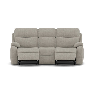 G Plan Kingsbury 3 Seater Curved Recliner Sofa - 3 Seater Manual Recliner Curved Sofa Double Grade W - Manual Recliner 3 Seater Sofas Sterling Home 1 W001 Loom Smoke