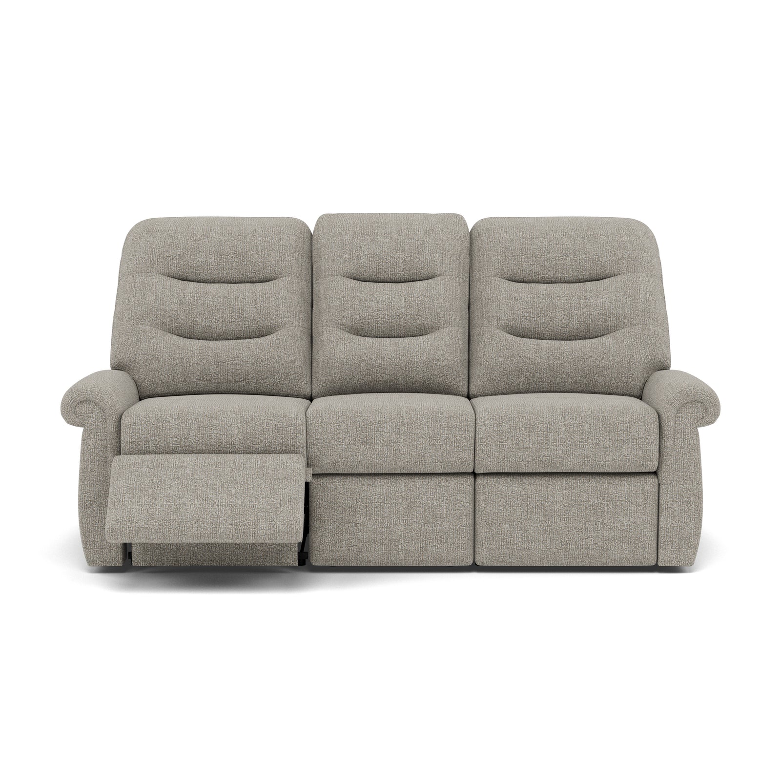 G Plan Holmes 3 Seater Recliner Sofa - 3 Seater Power Recliner Sofa (Left) Grade W - Left Hand Recliner 3 Seater Sofas Sterling Home 1 W001 Loom Smoke