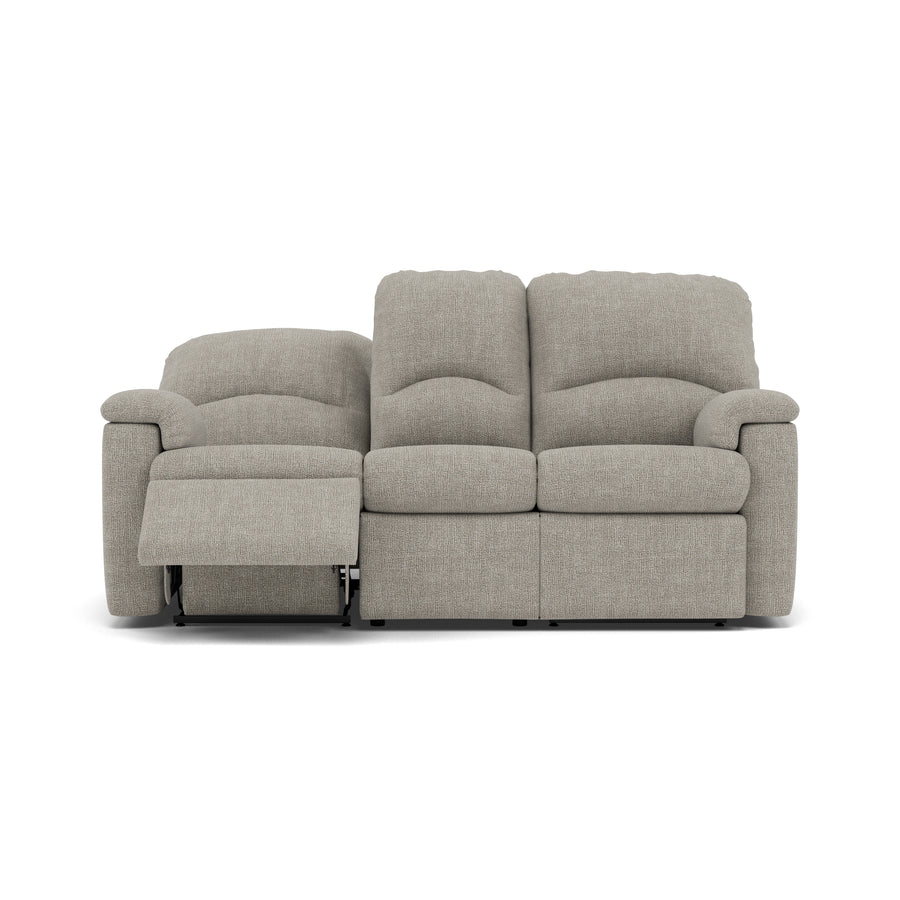 G Plan Chloe 3 Seater Recliner Sofa - 3 Seater Power Recliner Sofa (Right) Grade W - Right Hand Recliner 3 Seater Sofas Sterling Home 1 W001 Loom Smoke