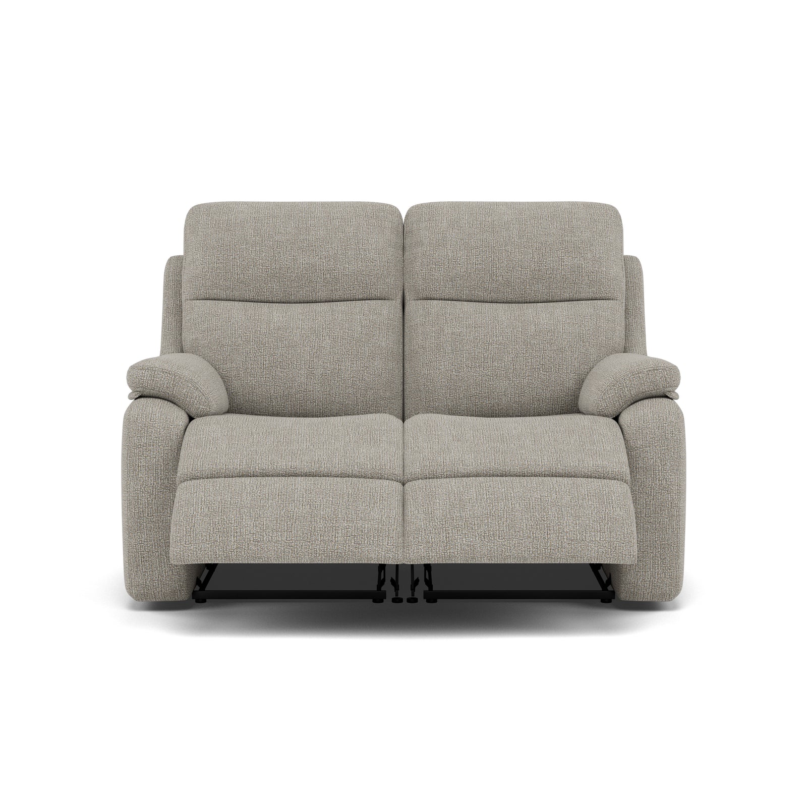 G Plan Kingsbury 2 Seater Recliner Sofa - 2 Seater Manual Double Recliner Grade W - Manual Recliner 2 Seater Sofas Sterling Home 1 W001 Loom Smoke