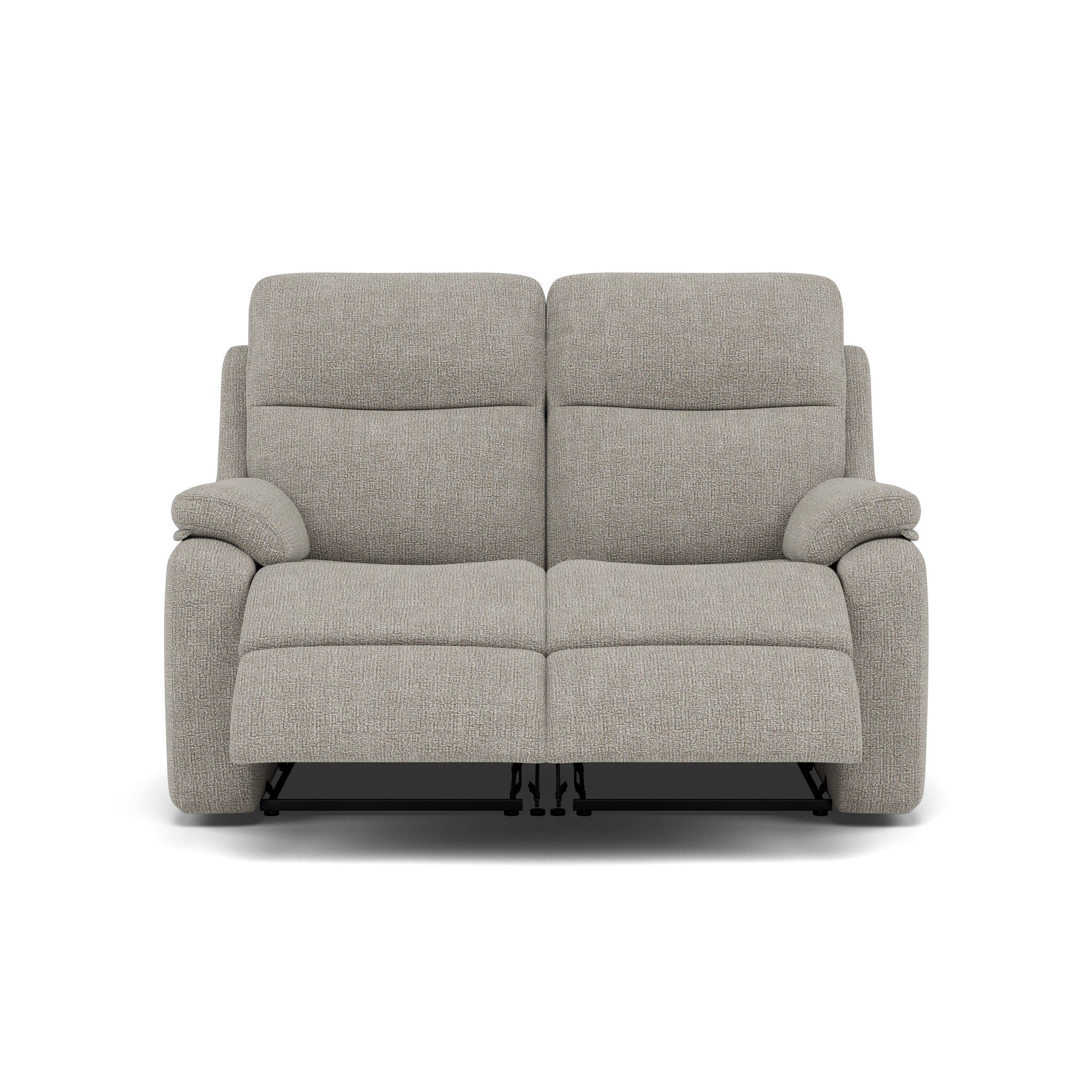 G Plan Kingsbury 2 Seater Recliner Sofa - 2 Seater Manual Double Recliner Grade W - Manual Recliner 2 Seater Sofas Sterling Home 1 W001 Loom Smoke