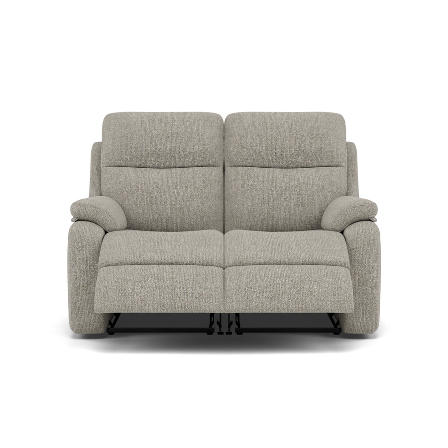 G Plan Kingsbury 2 Seater Recliner Sofa - 2 Seater Manual Double Recliner Grade W - Manual Recliner 2 Seater Sofas Sterling Home 1 W001 Loom Smoke