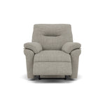 G Plan Seattle Recliner Armchair - Power Recliner Chair with USB & Lumbar Grade W - Power Recliner with Lumbar Support & USB Sterling Home 1 W001 Loom Smoke