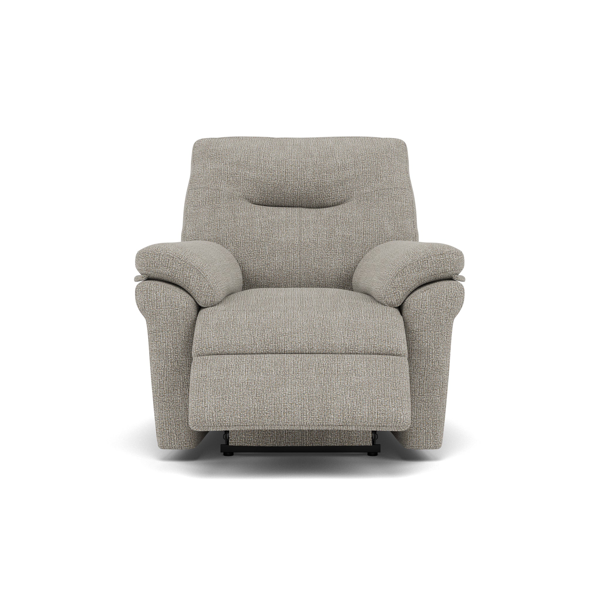 G Plan Seattle Recliner Armchair - Power Recliner Chair with USB & Lumbar Grade W - Power Recliner with Lumbar Support & USB Sterling Home 1 W001 Loom Smoke