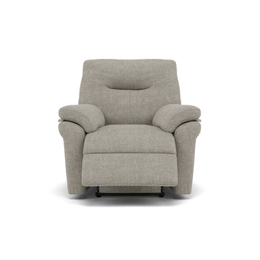 G Plan Seattle Recliner Armchair - Power Recliner Chair with USB & Lumbar Grade W - Power Recliner with Lumbar Support & USB Sterling Home 1 W001 Loom Smoke
