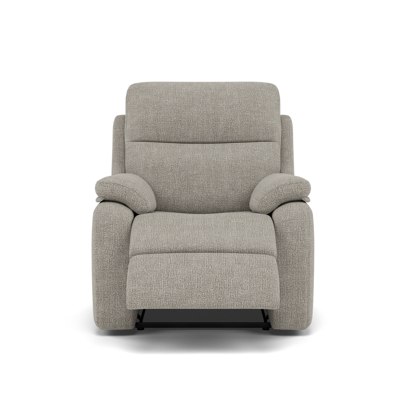 G Plan Kingsbury Recliner Armchair - Power Recliner Chair with USB Grade W - Power Recliner with USB Sterling Home 1 W001 Loom Smoke