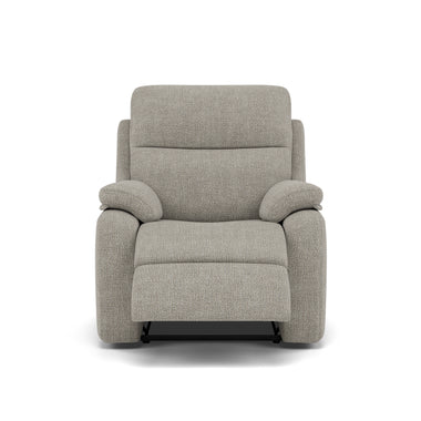 G Plan Kingsbury Recliner Armchair - Power Recliner Chair with USB Grade W - Power Recliner with USB Sterling Home 1 W001 Loom Smoke