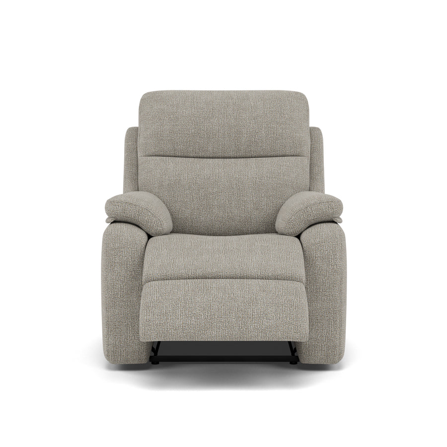 G Plan Kingsbury Recliner Armchair - Manual Recliner Chair Grade W - Manual Recliner Sterling Home 1 W001 Loom Smoke