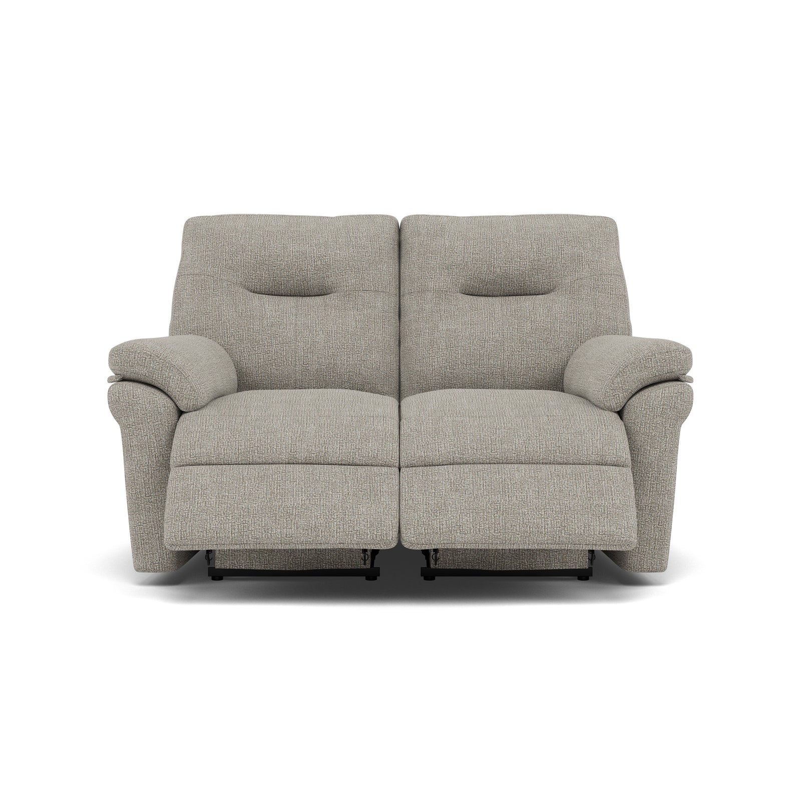 G Plan Seattle 2 Seater Recliner Sofa - 2 Seater Power Double Recliner with USB Grade W - Power Recliner with USB 2 Seater Sofas Sterling Home 1 W001 Loom Smoke