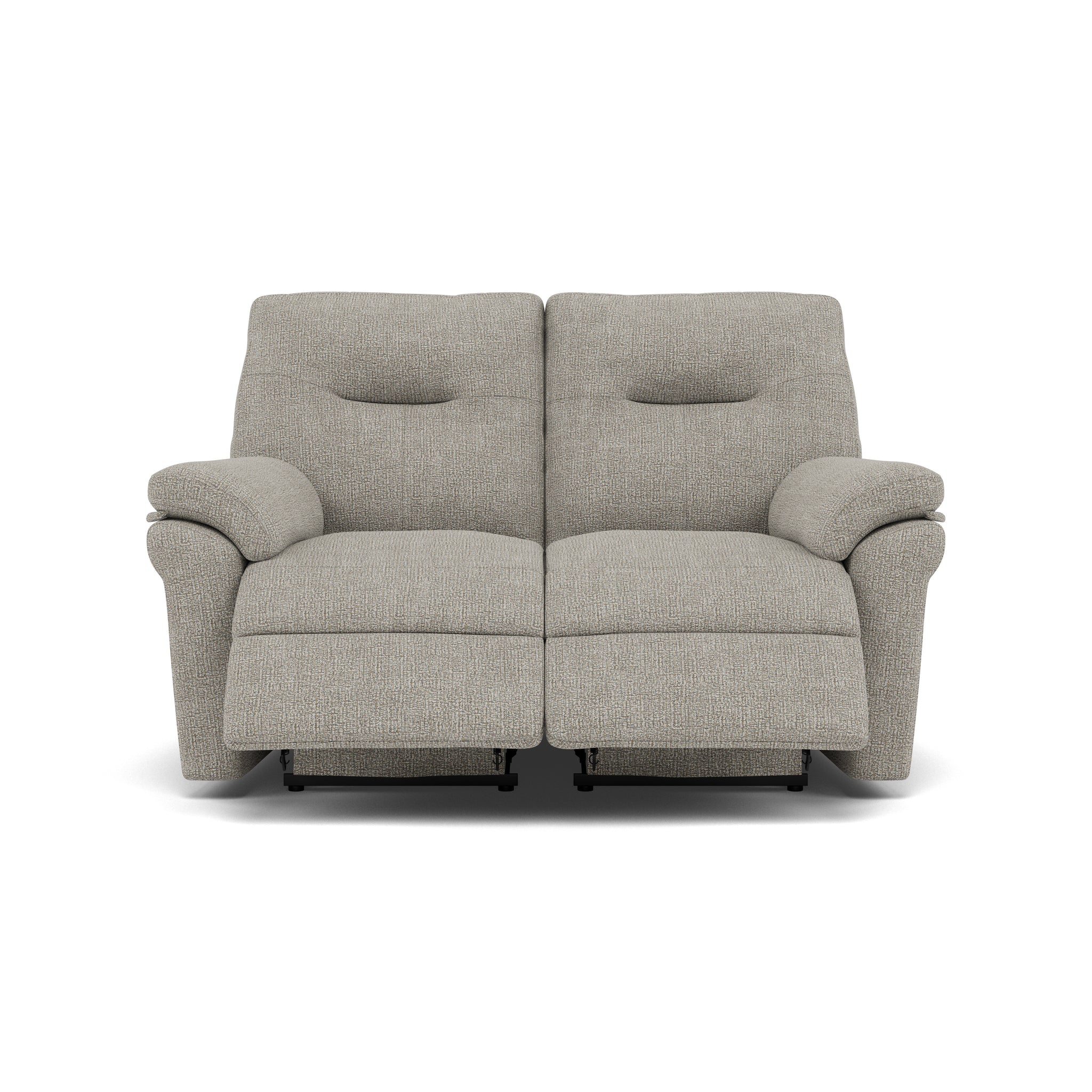 G Plan Seattle 2 Seater Recliner Sofa - 2 Seater Power Double Recliner with USB & Lumbar Grade W - Power Recliner with Lumbar Support & USB 2 Seater Sofas Sterling Home 1 W001 Loom Smoke