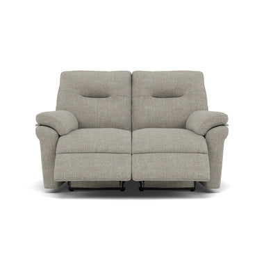 G Plan Seattle 2 Seater Recliner Sofa - 2 Seater Power Double Recliner with USB & Lumbar Grade W - Power Recliner with Lumbar Support & USB 2 Seater Sofas Sterling Home 1 W001 Loom Smoke