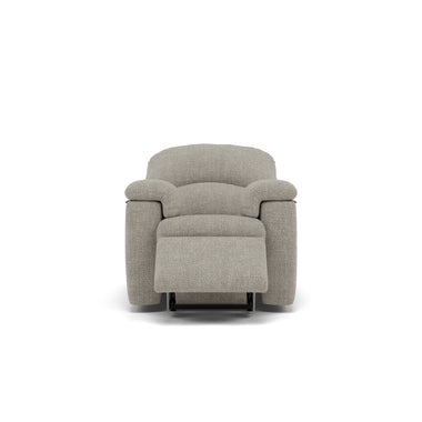 G Plan Chloe Small Recliner Armchair - Small Recliner Chair Grade W - Manual Recliner Armchairs Sterling Home 1 W001 Loom Smoke