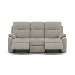 G Plan Kingsbury 3 Seater Recliner Sofa - 3 Seater Power Double Recliner with USB Grade W - Power Recliner with USB 3 Seater Sofas Sterling Home 1 W001 Loom Smoke