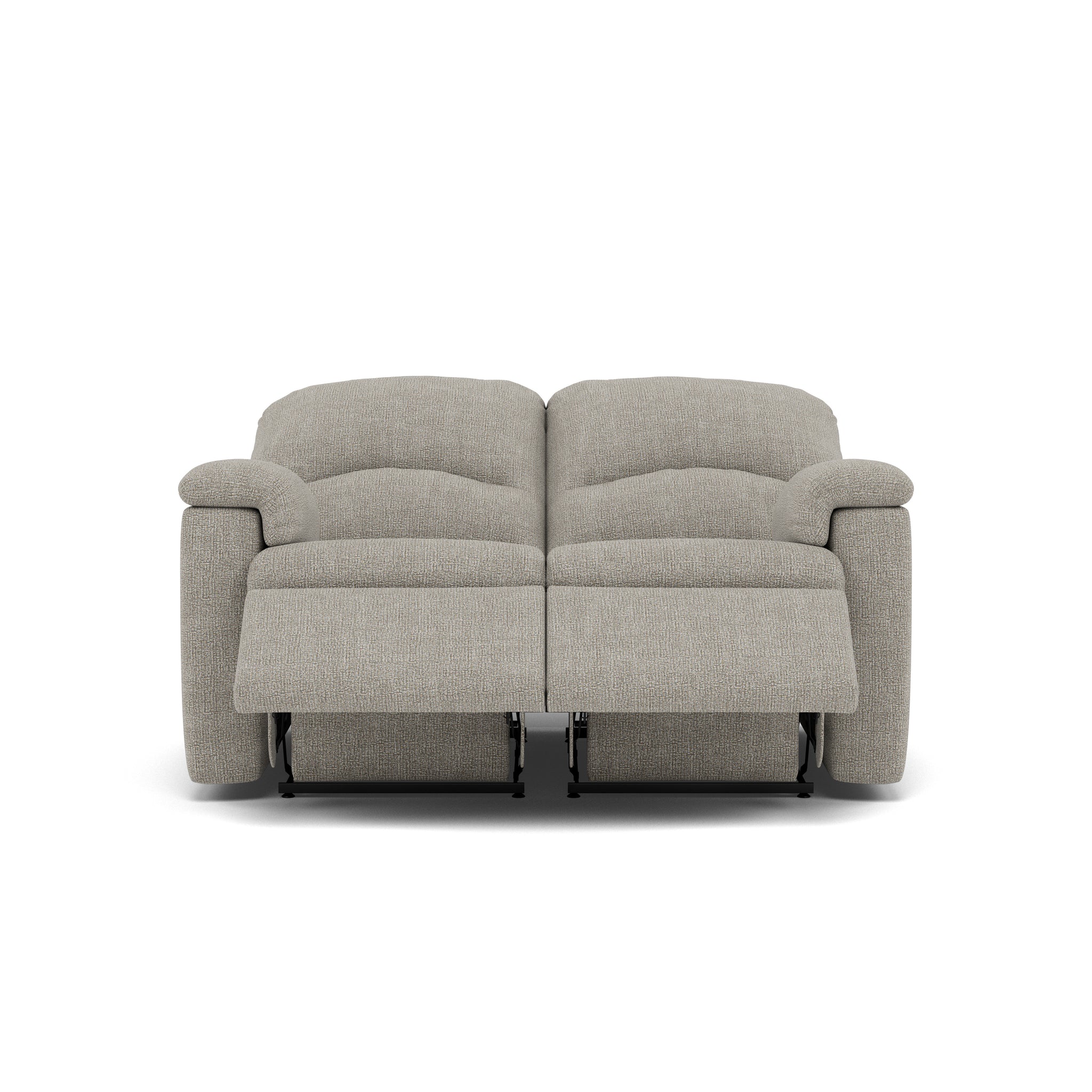 G Plan Chloe 2 Seater Recliner Sofa - 2 Seater Recliner Sofa Double Grade W - Manual Recliner 2 Seater Sofas Sterling Home 1 W001 Loom Smoke