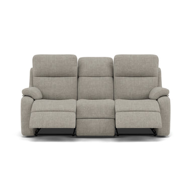 G Plan Kingsbury 3 Seater Recliner Sofa - 3 Seater Power Double Recliner Headrest + Lumbar with USB Grade W - Power with Power Headrest, Lumbar & USB 3 Seater Sofas Sterling Home 1 W001 Loom Smoke