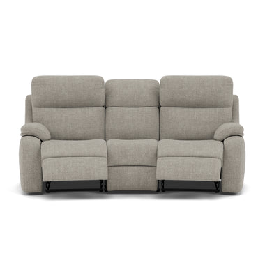 G Plan Kingsbury 3 Seater Curved Recliner Sofa - 3 Seater Power Recliner Curved Sofa Headrest + Lumbar with USB Grade W - Power with Power Headrest, Lumbar & USB 3 Seater Sofas Sterling Home 1 W001 Loom Smoke