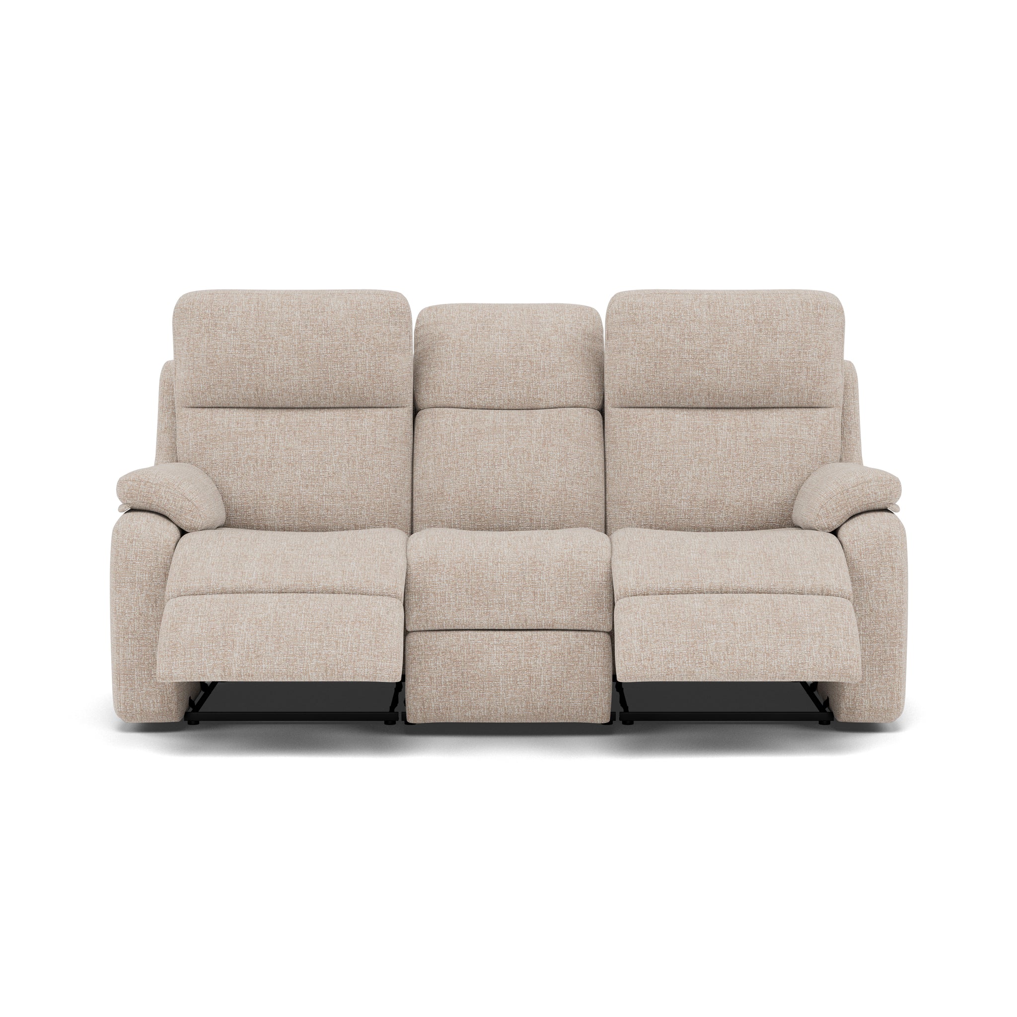 G Plan Kingsbury 3 Seater Recliner Sofa - 3 Seater Power Double Recliner Headrest + Lumbar with USB Grade W - Power with Power Headrest, Lumbar & USB 3 Seater Sofas Sterling Home 3 W002 Loom Shale