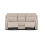 G Plan Kingsbury 3 Seater Curved Recliner Sofa - 3 Seater Power Recliner Curved Sofa Double with USB Grade W - Power Recliner with USB 3 Seater Sofas Sterling Home 3 W002 Loom Shale