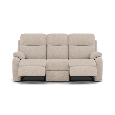 G Plan Kingsbury 3 Seater Recliner Sofa - 3 Seater Manual Double Recliner Grade W - Manual Recliner 3 Seater Sofas Sterling Home 3 W002 Loom Shale