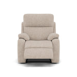 G Plan Kingsbury Recliner Armchair - Power Recliner Chair Headrest + Lumber with USB Grade W - Power with Power Headrest, Lumbar & USB Sterling Home 3 W002 Loom Shale