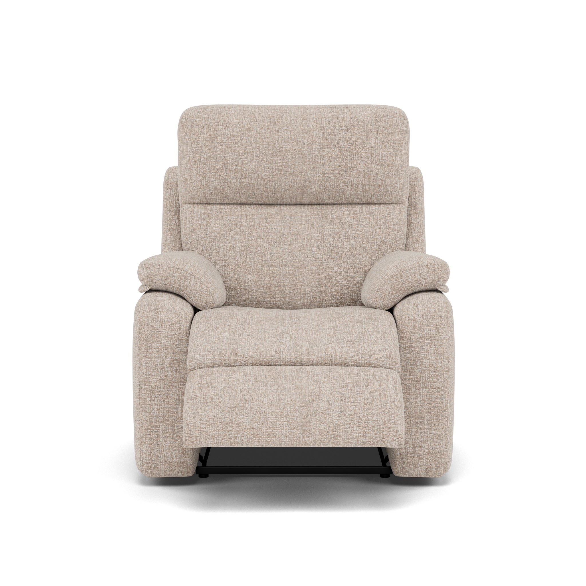 G Plan Kingsbury Recliner Armchair - Power Recliner Chair Headrest + Lumber with USB Grade W - Power with Power Headrest, Lumbar & USB Sterling Home 3 W002 Loom Shale