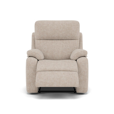 G Plan Kingsbury Recliner Armchair - Power Recliner Chair Headrest + Lumber with USB Grade W - Power with Power Headrest, Lumbar & USB Sterling Home 3 W002 Loom Shale