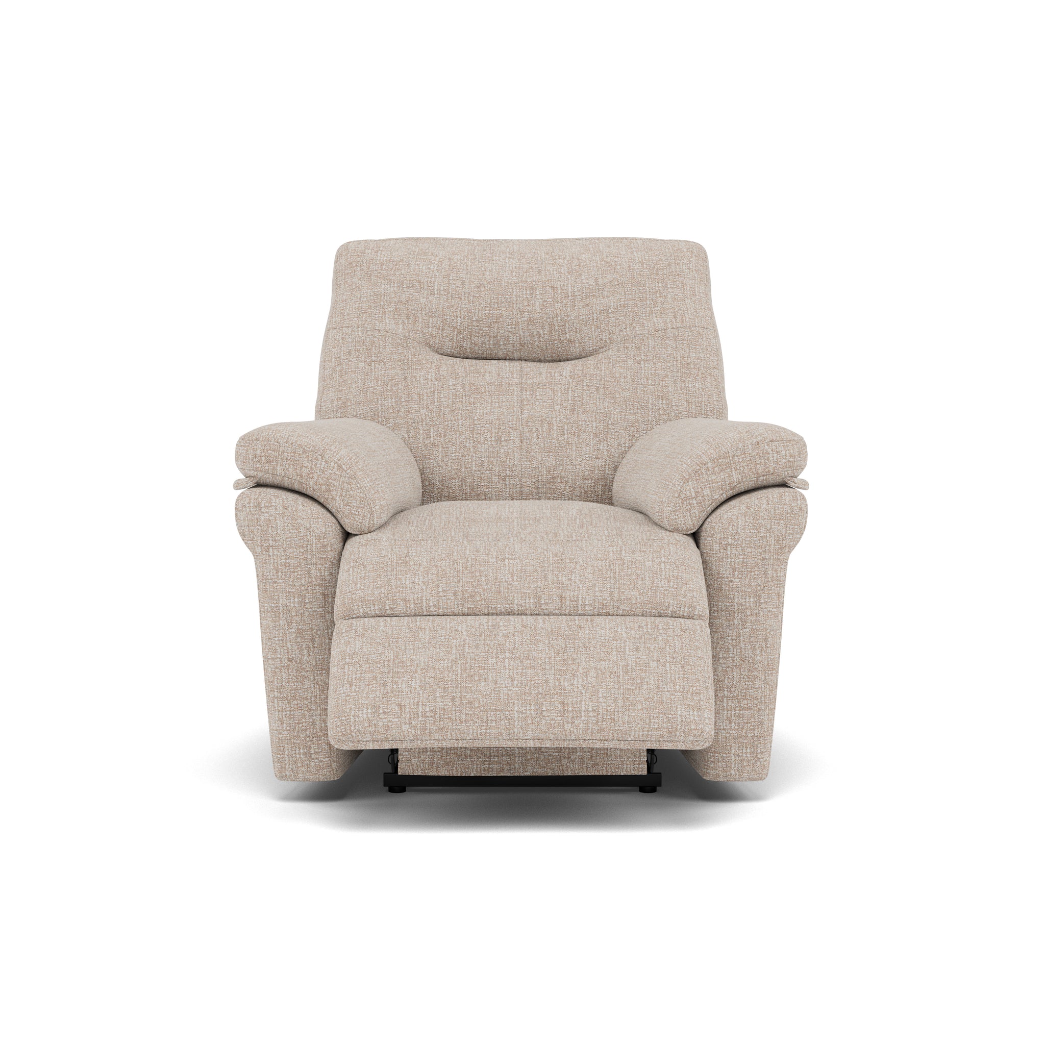 G Plan Seattle Recliner Armchair - Power Recliner Chair with USB & Lumbar Grade W - Power Recliner with Lumbar Support & USB Sterling Home 3 W002 Loom Shale