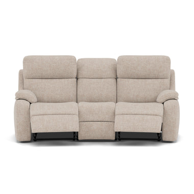 G Plan Kingsbury 3 Seater Curved Recliner Sofa - 3 Seater Power Recliner Curved Sofa Headrest + Lumbar with USB Grade W - Power with Power Headrest, Lumbar & USB 3 Seater Sofas Sterling Home 3 W002 Loom Shale