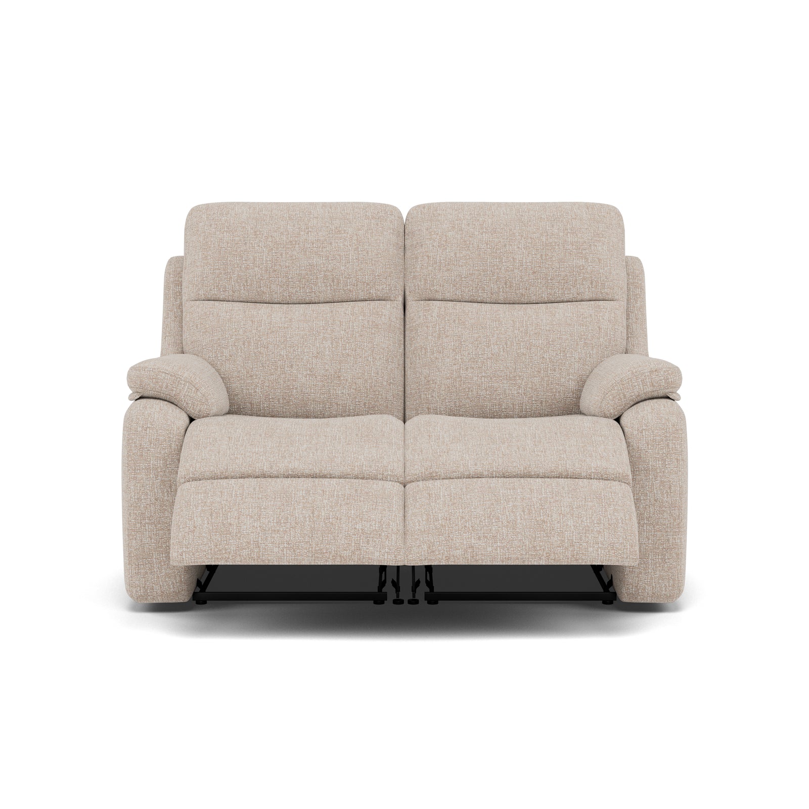 G Plan Kingsbury 2 Seater Recliner Sofa - 2 Seater Manual Double Recliner Grade W - Manual Recliner 2 Seater Sofas Sterling Home 3 W002 Loom Shale